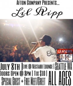 Lil Ripp at Nectar Lounge July 8