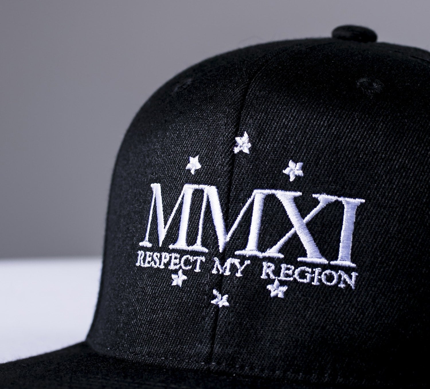 Black MMXI Snapback Hat - Brought To You By Respect My Region