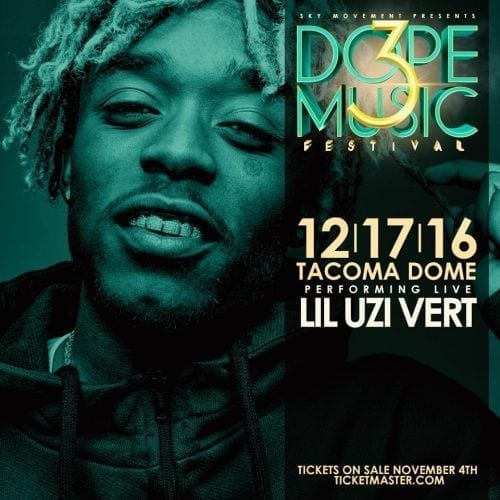 Lil Uzi Vert Performing At Dope Music Festival 3