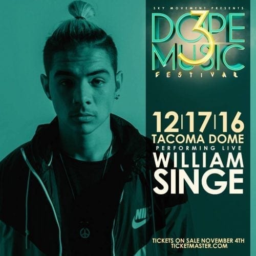 William Singe At Dope Music Festival 3