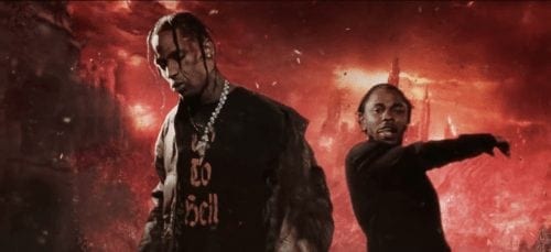 Travis Scott releases the music video to Goosebumps featuring Kendrick Lamar.