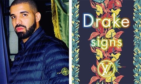 Drake Drops a New Song, Entitled “Signs,” at Louis Vuitton