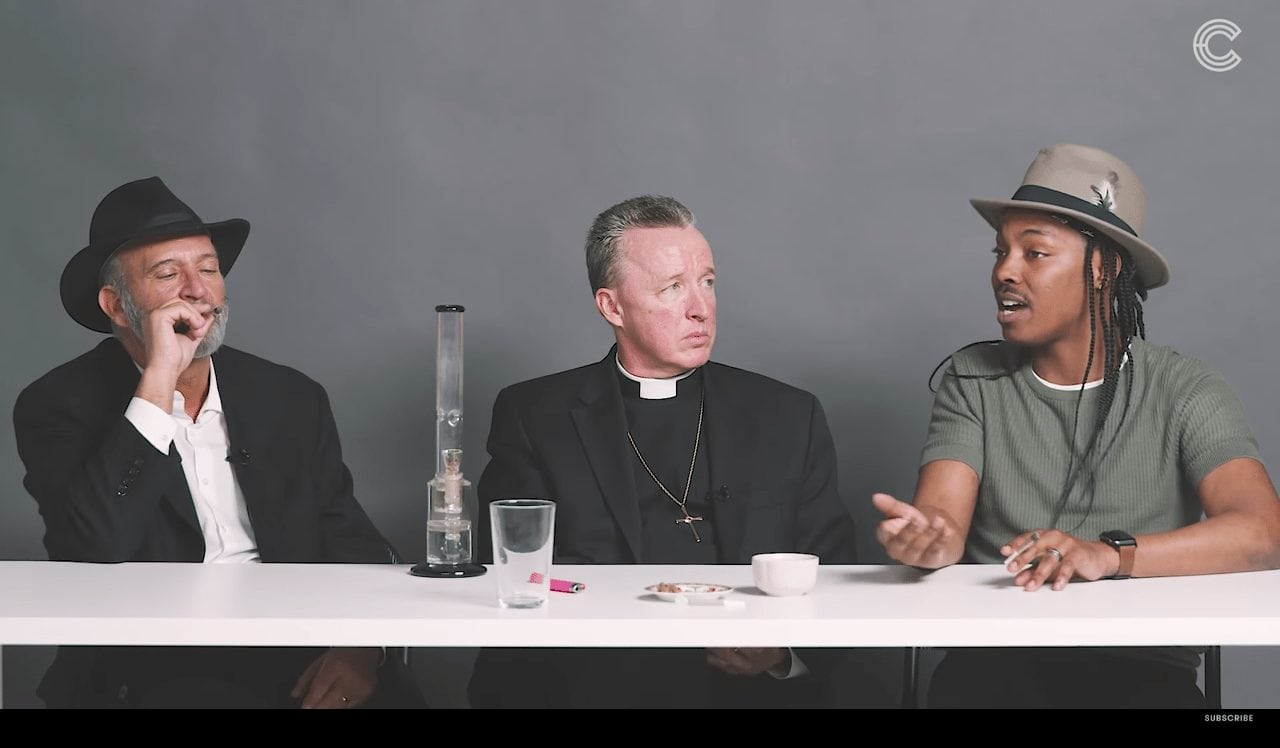 Watch A Priest, Rabbi, and Atheist Smoke Weed Together