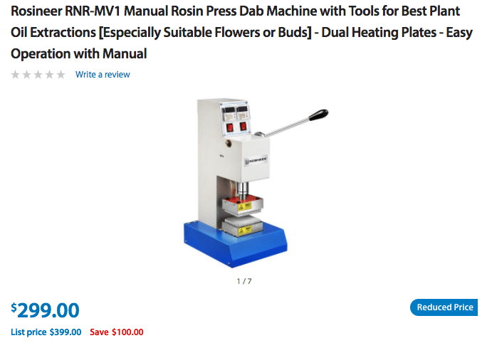 Watch Two People From Leafly Test The Walmart Rosin Press