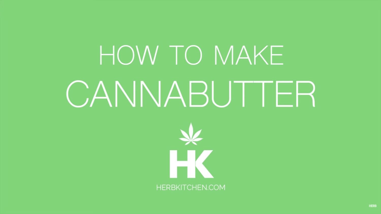 How to Make Weed Butter Ft. Chef Melissa Parks | Presented By Herb