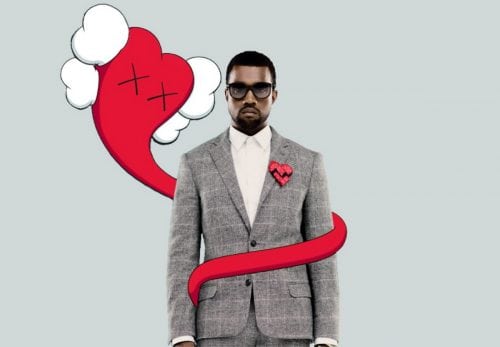 kaws, kanye west