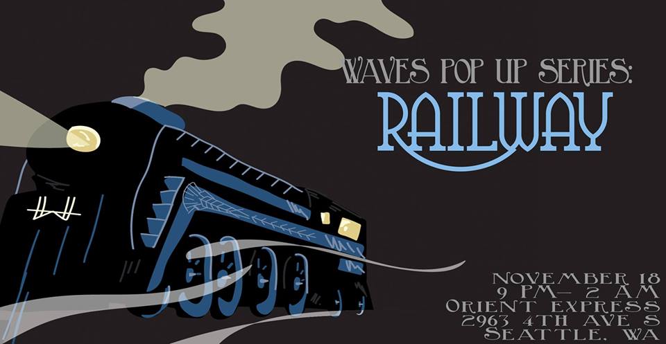 WAVES Pop Up Series: Railway | A "Roaring Twenties" Throwback