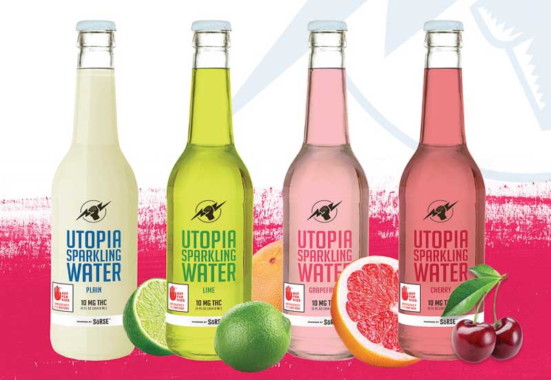 Utopia Sparkling Water: Tarukino's Newest Cannabis Beverage Comes In 4 Flavors