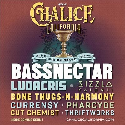 Chalice California Lineup Includes Bassnectar, Ludacris, Bone Thugs-N-Harmony, and Curren$y