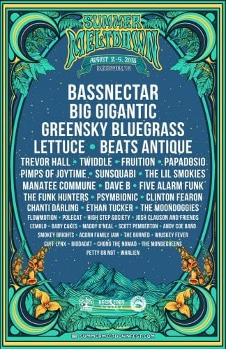 Check Out Summer Meltdown's 2018 Lineup Featuring Bassnectar