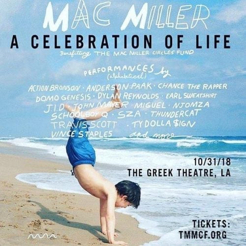 Mac Miller A Celebration Of Life Concert To Take Place In L.A On 10/31
