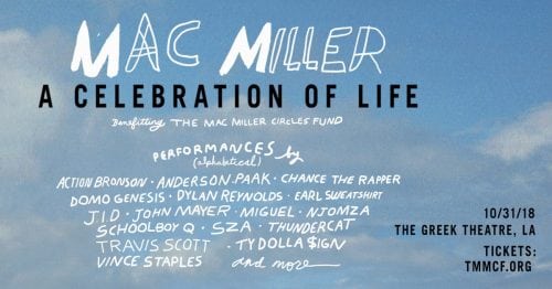 Mac Miller: A Celebration Of Life Concert To Take Place In L.A On 10/31