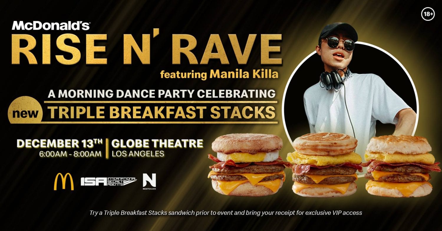 McDonalds Is Hosting A Breakfast-Themed Rave in LA: Get The Details