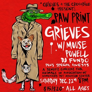 Grieves Is Throwing A Benefit Show For Homeward Pet Adoption Center