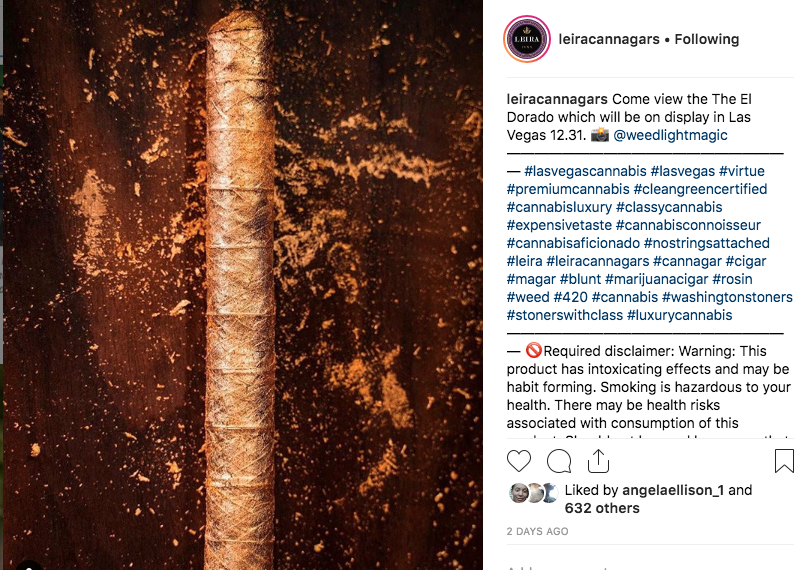 Leira Cannagar Launches In Las Vegas With Sale of $11,000 Cannagar