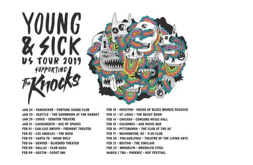 Young And Sick Opening For The Knocks Jan. 25 At Showbox Market