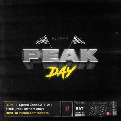 Peak Day, Hosted By Puffco, Is Coming To Speed Zone LA