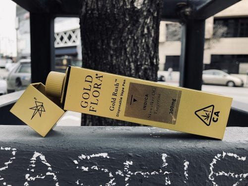 Gold Flora Disposable Cartridge Review (Ft. Skywalker OG Tangerine)
