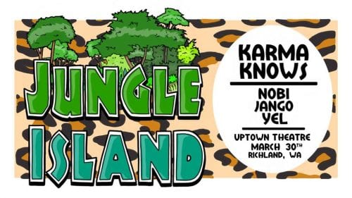 Jungle Island With Karma Knows At Uptown Theatre In Richland March 30