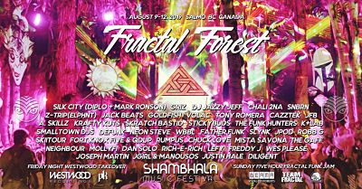 Shambhala's Fractal Forest Lineup Is Here