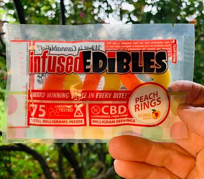 Peach Rings CBD Review (Feat. Infused Edibles)