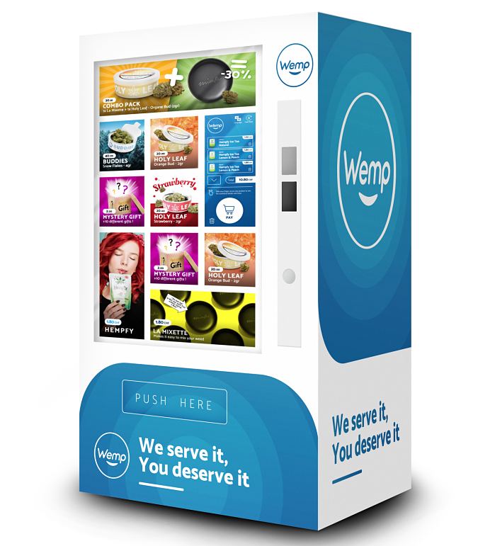 Wemp’s Smart CBD Vending Machine Offers Easy Entrance Into Industry