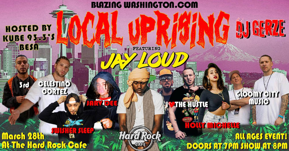 Blazing Washington's Local Uprising Showcases A Bevy Of Pacific Northwest Talent Including Jay Loud and Jarv Dee