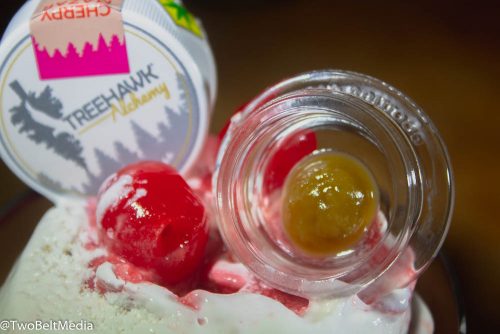 TreeHawk Alchemy's Cherry Mazar Strain Is A Hash Rosin Pièce de Résistance