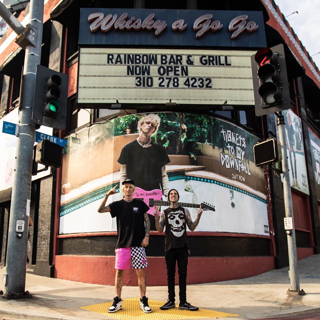 Machine Gun Kelly and Travis Barker