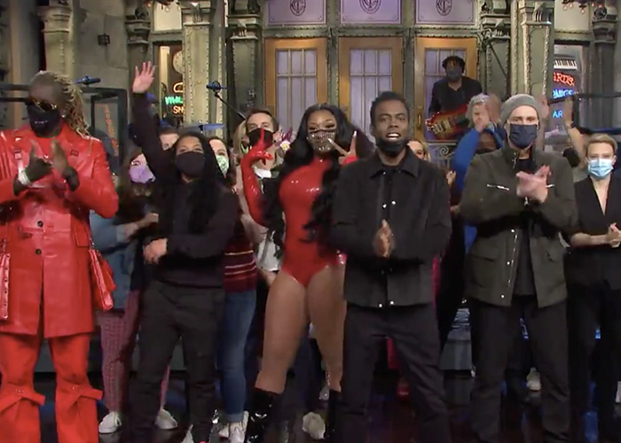 Megan Thee Stallion Chris Rock SNL