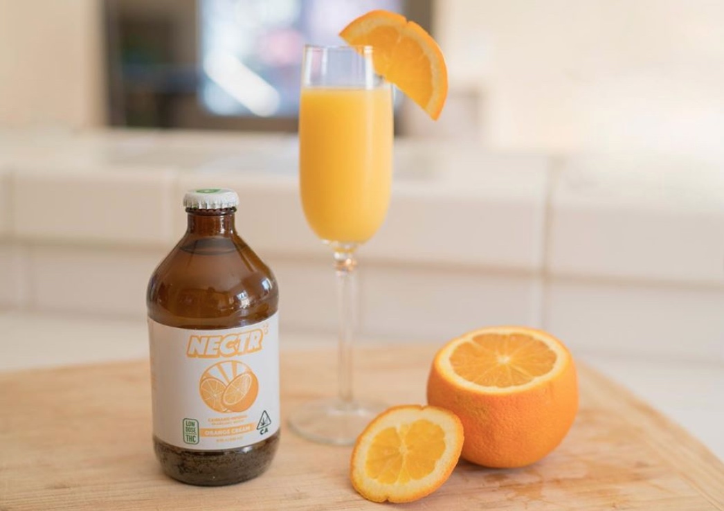 The Orange Cream THC-Infused Sparkling Water Review Featuring Nectr