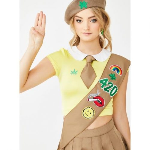 Sexy girl scout halloween costume