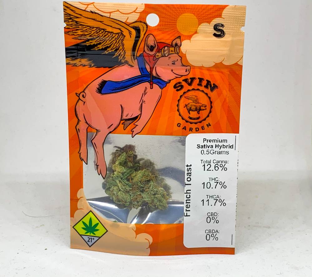 Orange Svin Garden Packaging french toast nug inside