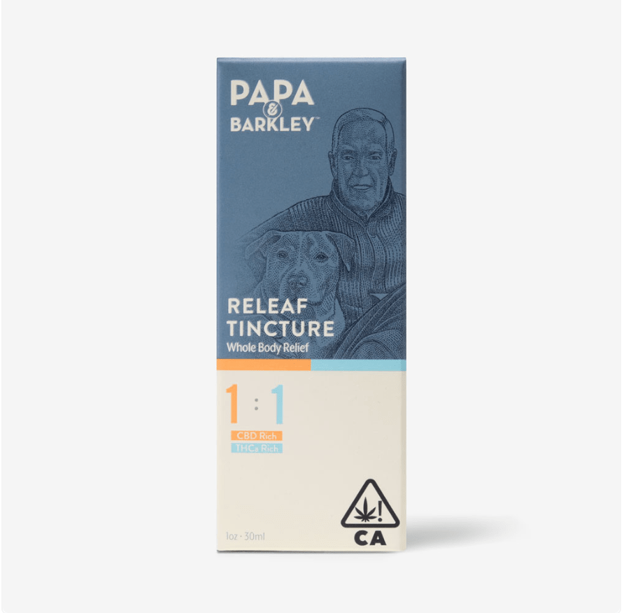 Papa and Barkley Relief Tincture Packaging