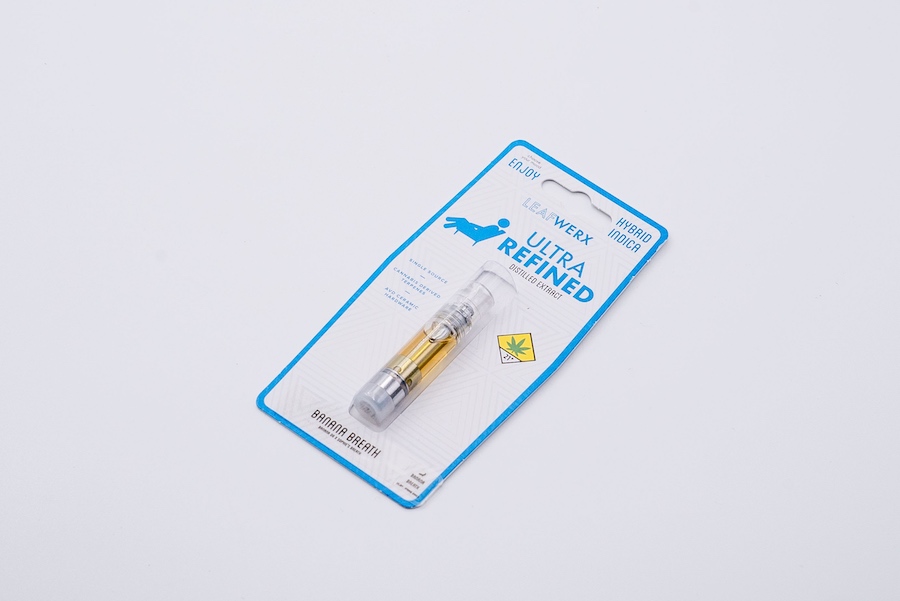 Leafwerx Banana Breath vape cartridge