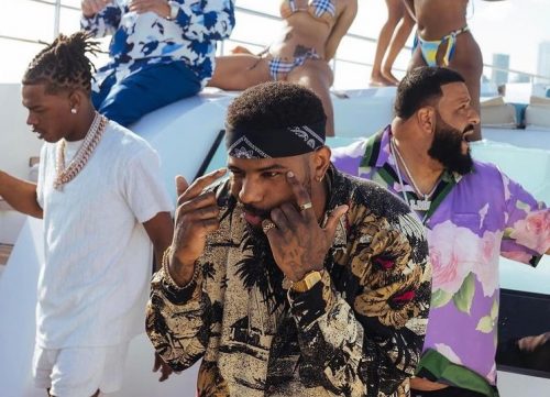 DJ Khaled Parties On A Yacht With Lil Baby, Roddy Ricch, And Bryson Tiller For "Body In Motion"