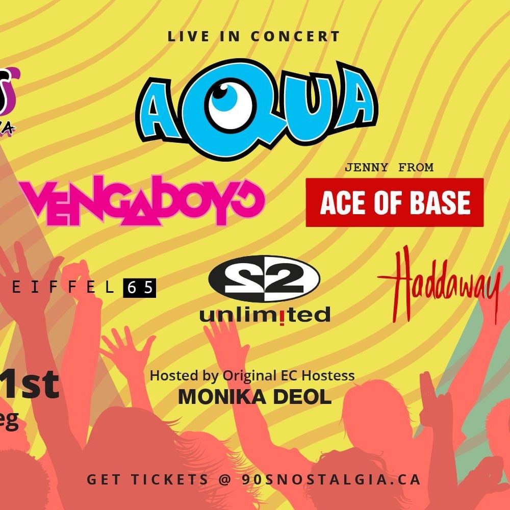 90's Nostalgia Hits Canada This September with Vengaboys, Aqua, and Jenny from Ace of Base