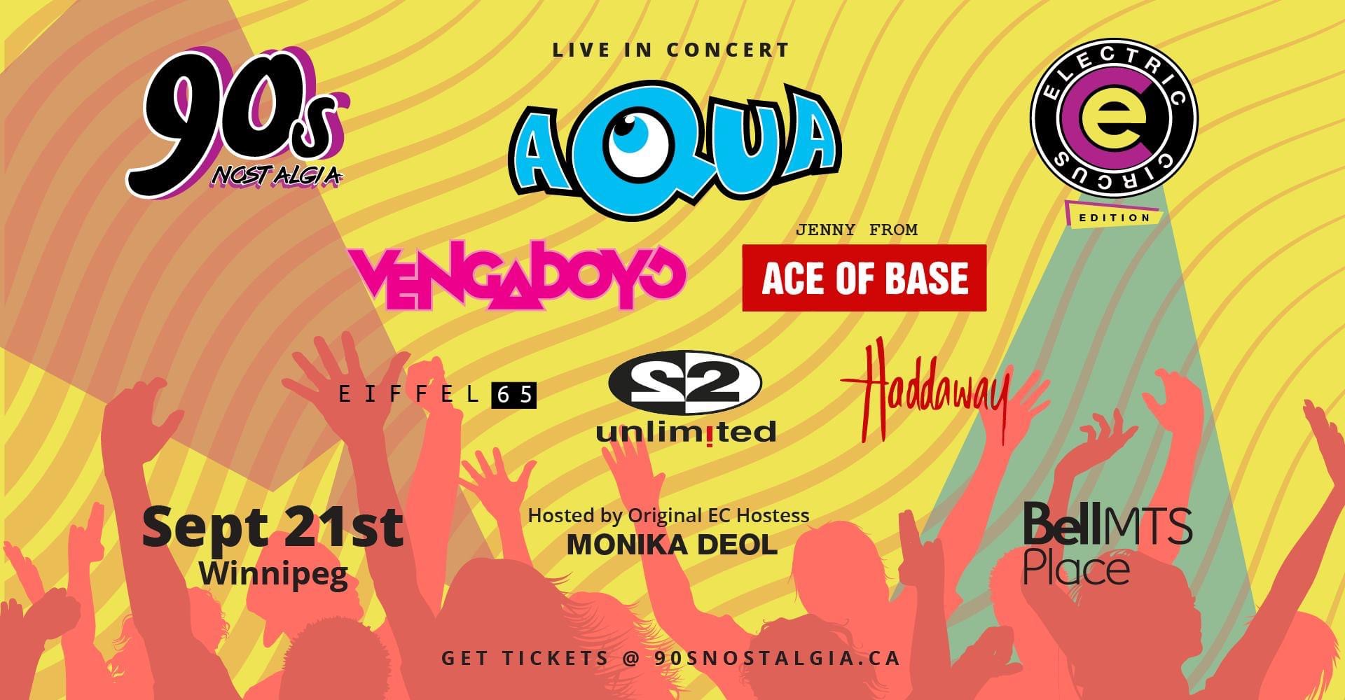 90's Nostalgia Hits Canada This September with Vengaboys, Aqua, and Jenny from Ace of Base