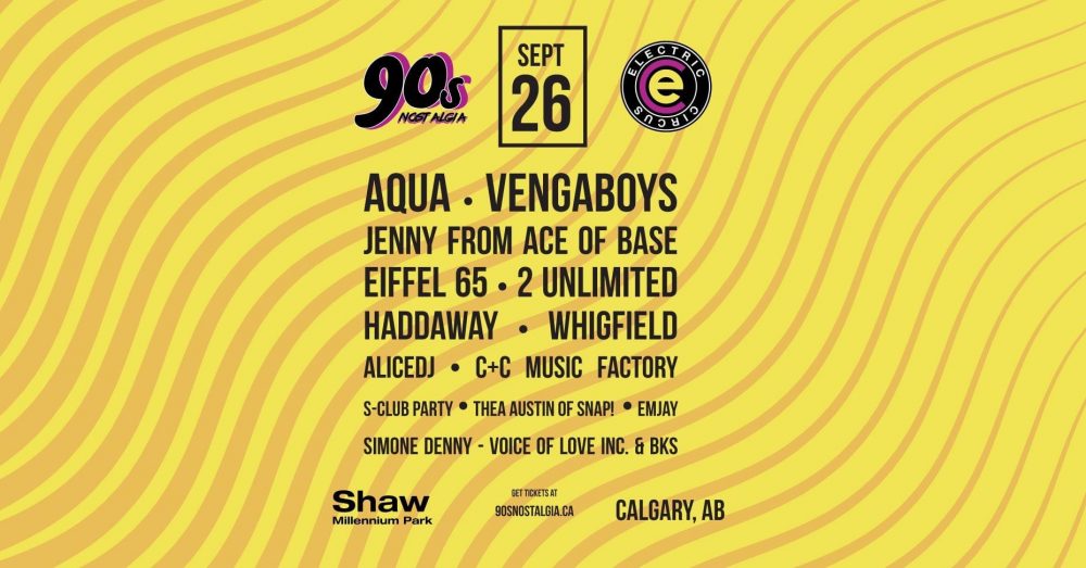 90's Nostalgia Hits Canada This September with Vengaboys, Aqua, and Jenny from Ace of Base