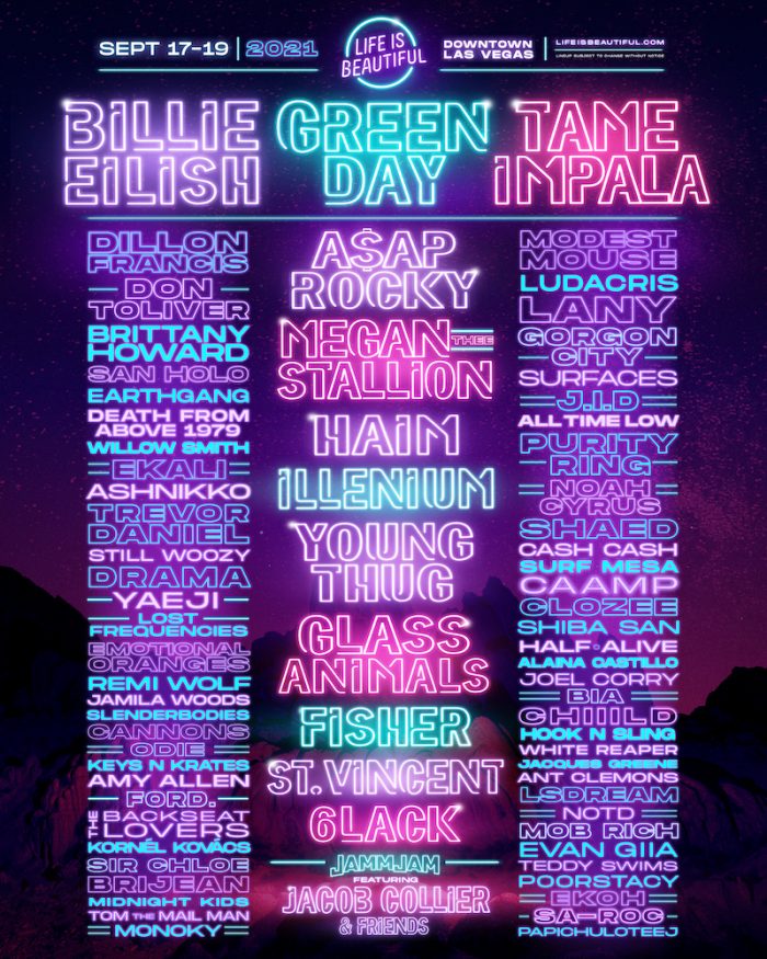 Life Is Beautiful Lineup