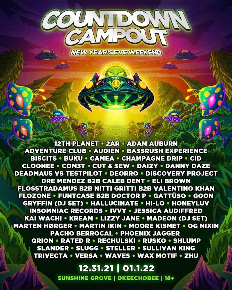 Countdown Campout festival by Insomniac