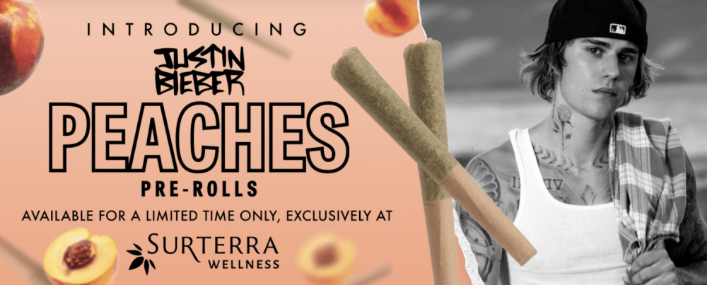 Justin Bieber Peaches Mojito Pre-Rolls from Surterra in Florida Review