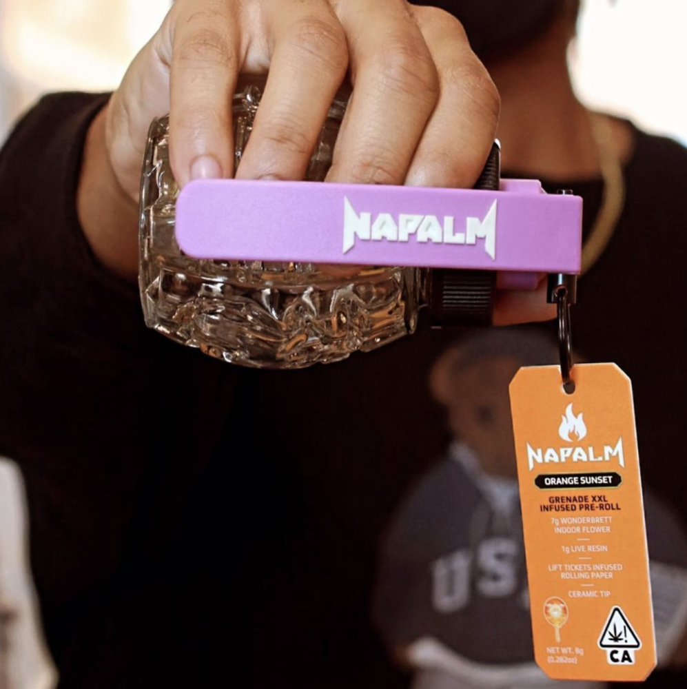 Wonderbrett and Napalm Team Up to Launch New Strains of 8G Grenade Weed