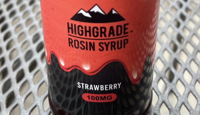 Highgrade rosin syrup strawberry