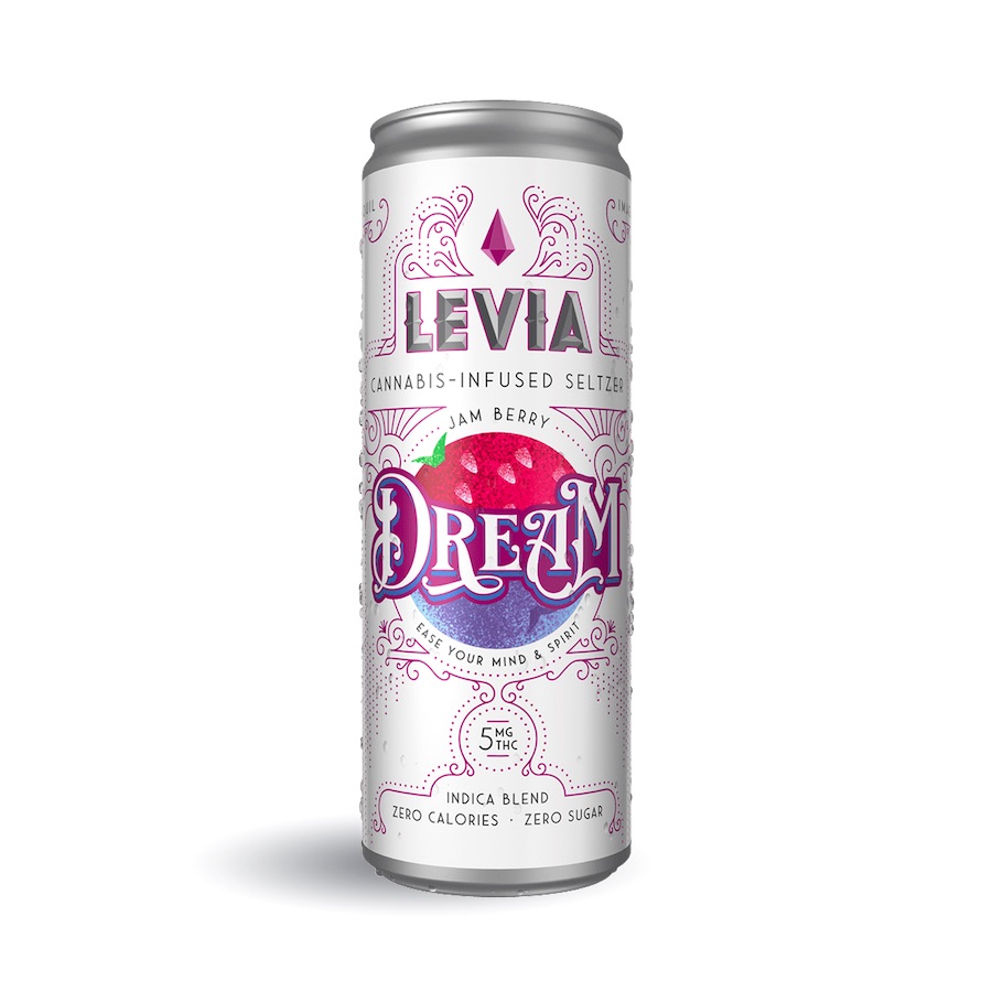 jam berry thc seltzer from Levia