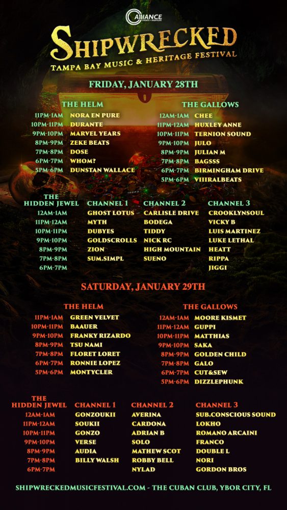 Shipwrecked Music Festival is Bringing Top Names in EDM to Tampa Bay