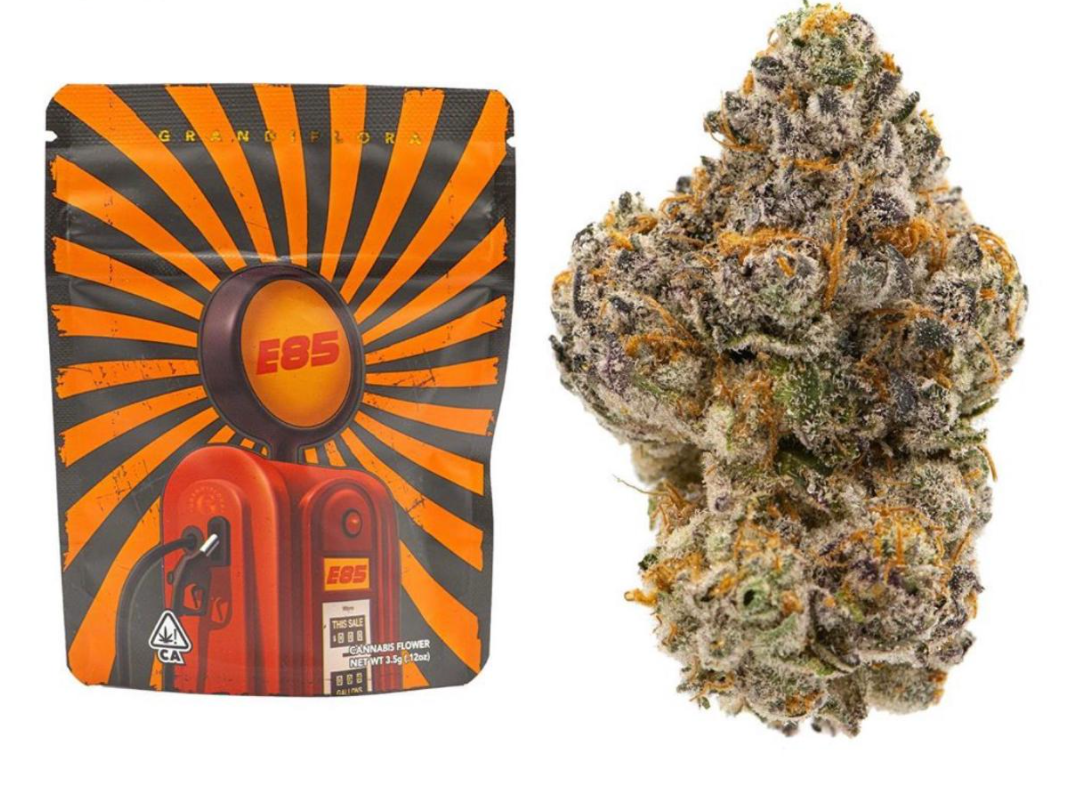 Grandiflora E85 Strain Pairs Fruity Gas With Candy Fuel Flavor