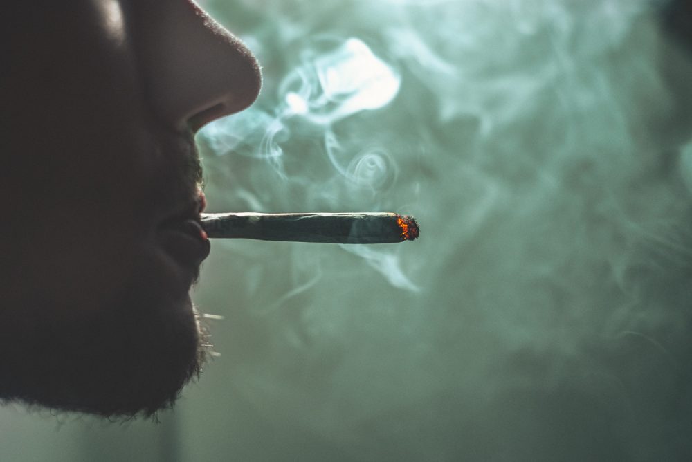 Smoking weed