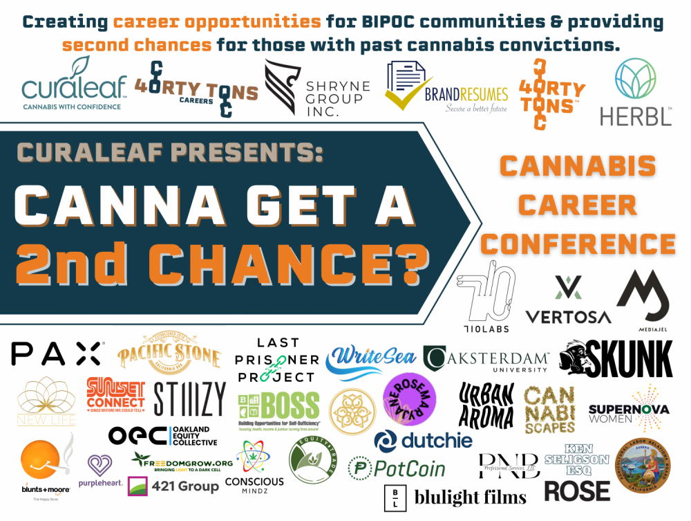 Canna Get A 2nd Chance Cannabis Career Conference Presents Job & Career Opportunities To Oakland This April