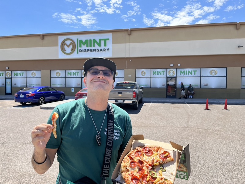 the mint infused pizza Respect My Region